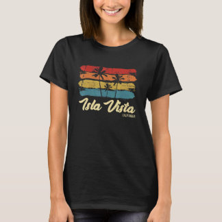 Vintage Isla Vista California Palm Trees Ca Retro T-Shirt