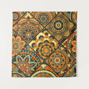 Vintage Islamic motifs, decorative seamless. Tapestry