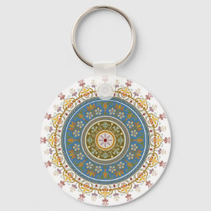 Vintage Islamic Pattern Design Keychain