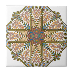 Vintage Islamic Pattern Design Tile
