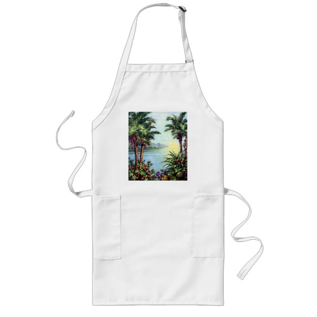 Vintage Island Long Apron (Front)