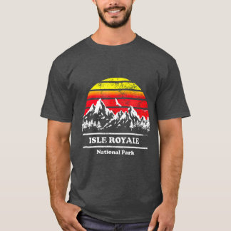 Vintage Isle Royale National Park Retro T-Shirt