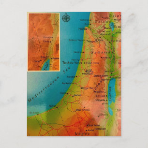 Vintage Israel Postcard
