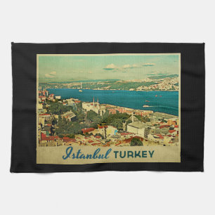 Vintage Istanbul Turkey Kitchen Towel