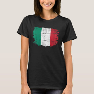 Vintage Italia Flag For Italy Italian Italiano T-Shirt