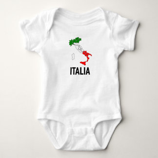 Vintage Italia Italian Flag Italy Italiano T-Shirt Baby Bodysuit