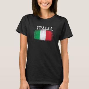 Vintage Italian Italy Flag Pride T-Shirt
