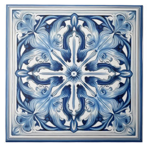 Vintage Italian Mediterranean Pattern Tile