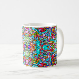 VINTAGE ITALIAN ORNAMENTAL COFFEE MUG
