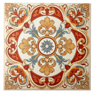Vintage Italian Pattern Tile