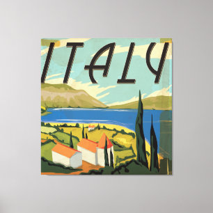 Vintage Italian Poster Canvas Print
