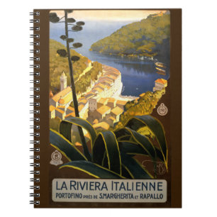 Vintage Italian Riviera Italy notebook
