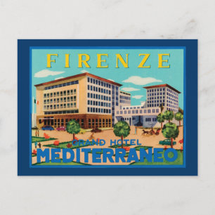 Vintage Italian Travel Advertisement Postcard
