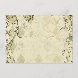 Vintage Italian Verdigris Personalized Thank You Card
