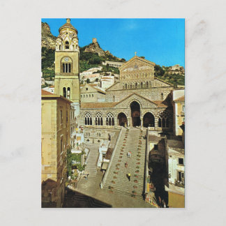 Vintage Italy, Amalfi Cathedral Postcard