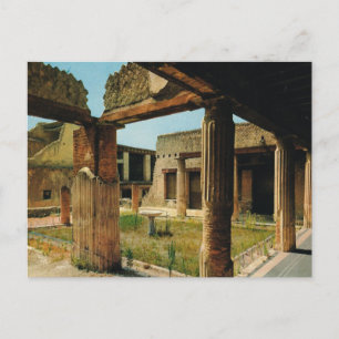Vintage Italy, Antiquities, Herculaneum Postcard