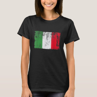 Vintage Italy Flag Cool Italia Italian Flags Men W T-Shirt
