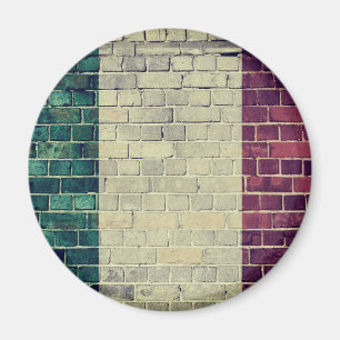 Vintage Italy flag Magnet