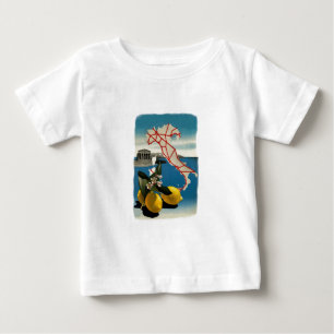 Vintage Italy Travel Baby T-Shirt