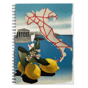 Vintage Italy Travel Notebook