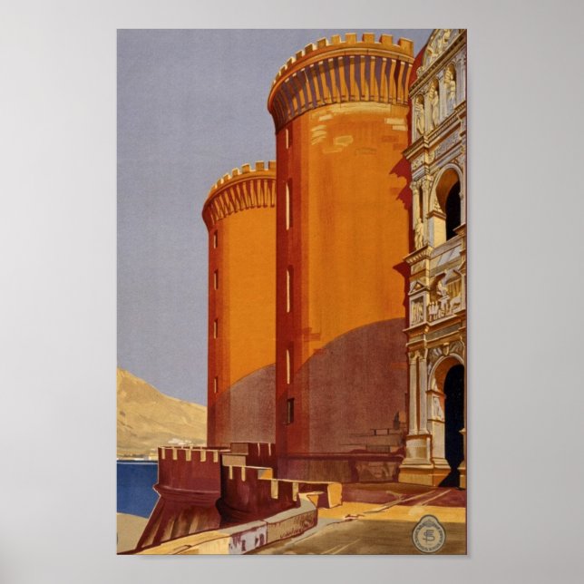 Vintage Italy Travel Poster (Front)