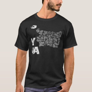 Vintage It's In My DNA Bulgaria Outline Map Bulgar T-Shirt