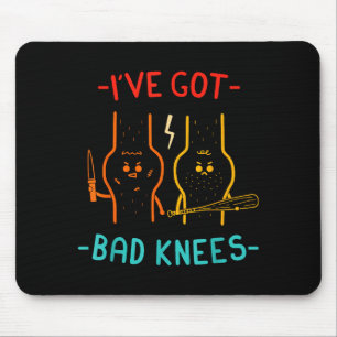 Vintage, Ive Got Bad Knees Mouse Pad