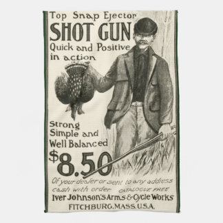 Vintage Iver Johnson Shotgun Kitchen Towel