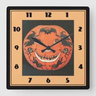 Vintage Jack O Lantern Wall Clock Wall Clock