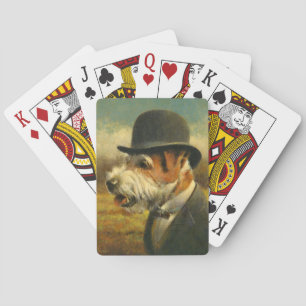 Vintage Jack Russell Playing Card