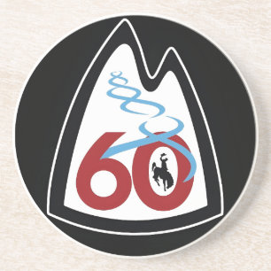 Vintage Jackson Hole Ski Resort wyoming gits Coaster