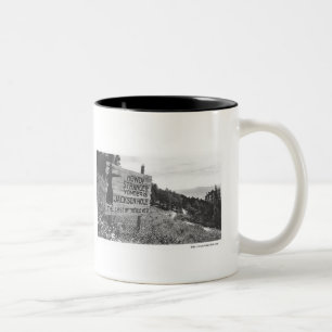 Vintage Jackson Hole Two-Tone Coffee Mug