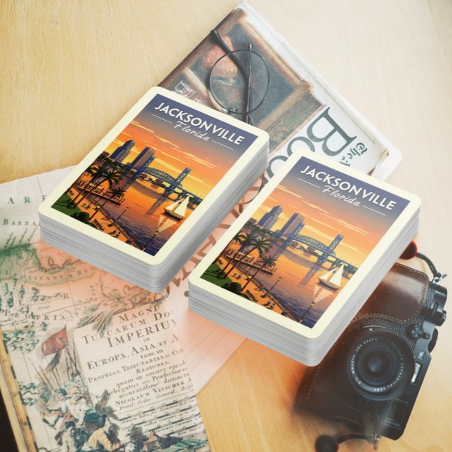 Vintage Jacksonville Florida Playing Cards (Creator Uploaded)