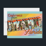 Vintage Jacksonville Florida Postcard<br><div class="desc">A vintage postcard for Jacksonville, Florida repurposed!</div>