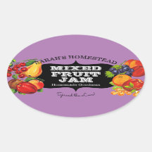 Vintage Jam Label Fruit Preserve 