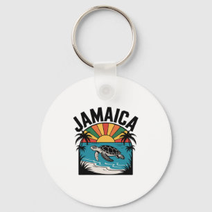 Vintage Jamaica Reggae Vacation  Keychain