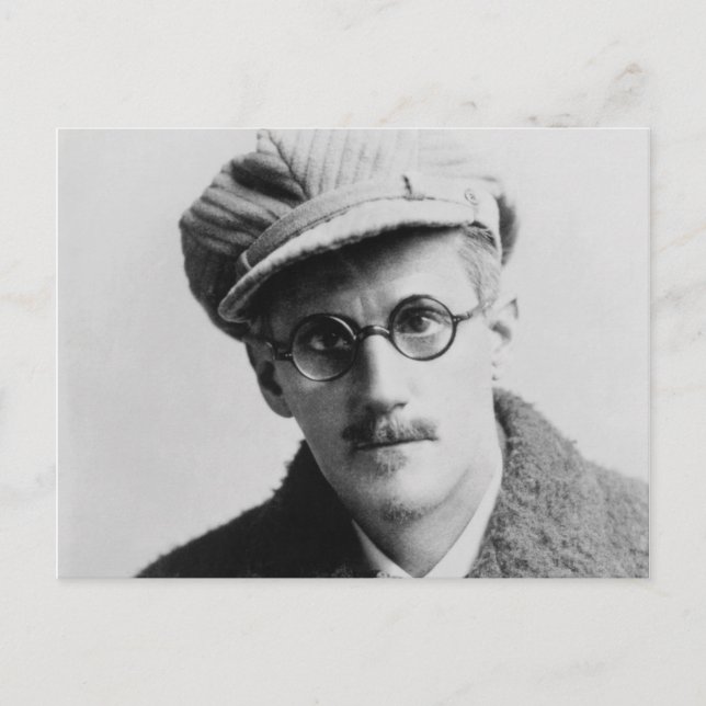 Vintage James Joyce Portrait Postcard (Front)