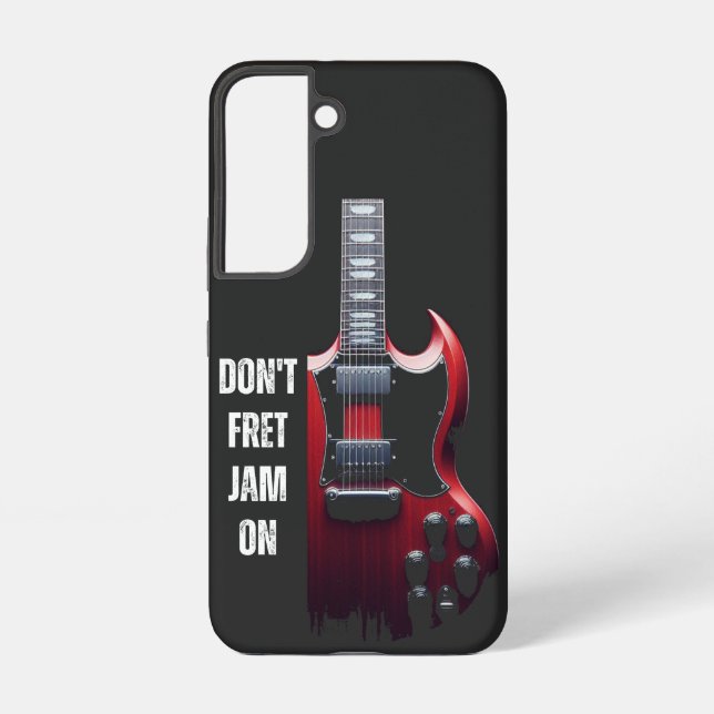 Vintage Jamming to The Beat Samsung Galaxy S22 Case (Back)