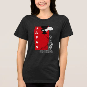 Vintage Japan Geisha Shirt Traditional Japanese 