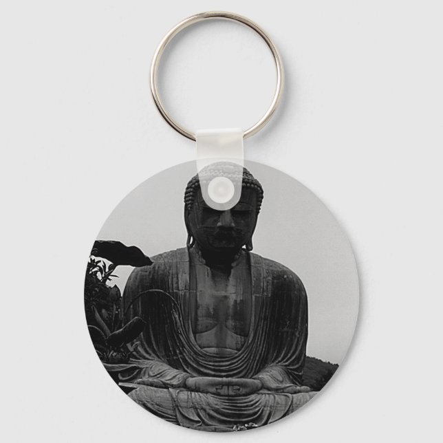 Vintage Japan Kamakura Great Buddha Keychain (Front)