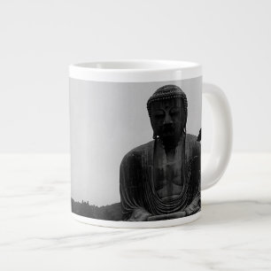 Vintage Japan Kamakura Great Buddha Magnet Ceramic Large Coffee Mug