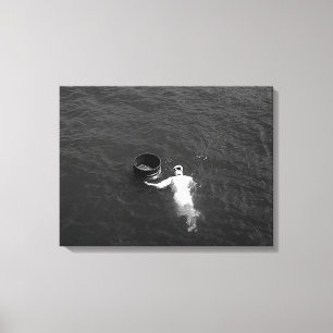 Vintage Japan Mie Mikimoto Island Pearl divers Canvas Print