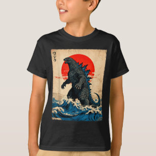 Vintage Japanese Art Kaiju Monster T-Shirt