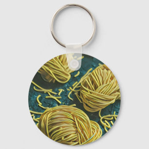 Vintage Japanese Art Keychain
