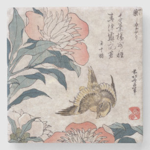 Vintage Japanese Art Stone Coaster