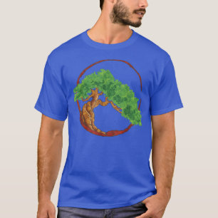 Vintage Japanese Bonsai Tree Sakura Graphic Art  T-Shirt