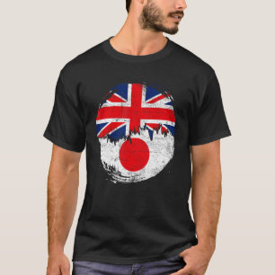 Vintage Japanese British Flag Roots Japan Distress T-Shirt