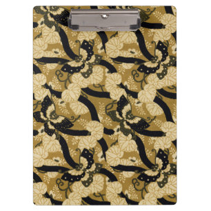 Vintage Japanese Butterfly G.A. Audsley Pattern Clipboard