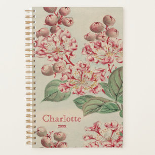 Vintage Japanese Cherry Blossom Personalized  Planner