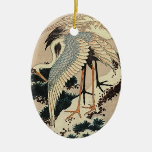 Vintage Japanese Crane Ornament
